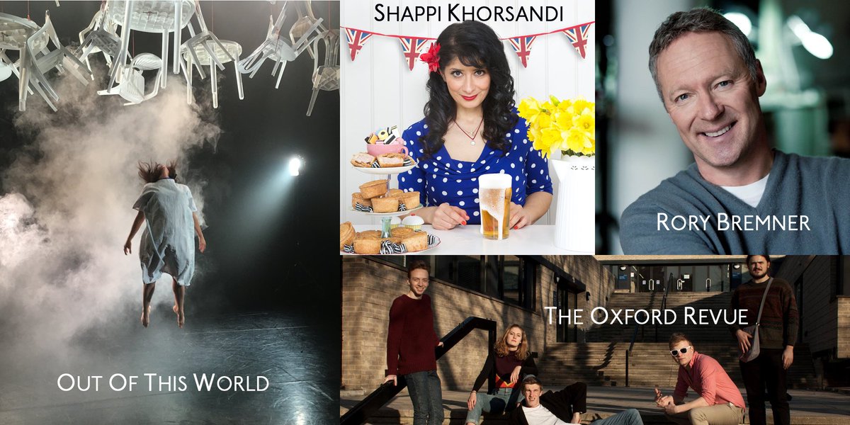 OxfordPlayhouse's tweet photo. Wow. What a busy week it's been at OP.

Big love to @OOTW_Tour, @ShappiKhorsandi, @rorybremner &amp; @oxfordrevue for such a wonderful week. https://t.co/w02dhV356H