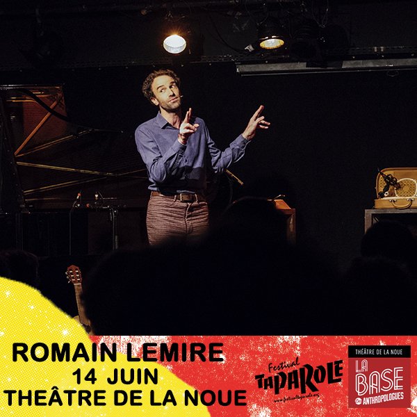 TaParole's tweet photo. La programmation Hors les Murs continue avec @romainlemire le 14 juin au @theatredelanoue &amp; Arlt + Bégayer le 15 juin aux @InstantsChavirs ! https://t.co/TAZo5jTrlo