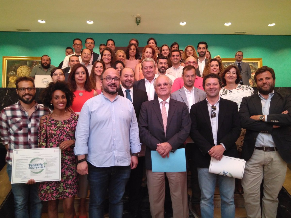 Enhorabuena a las empresas comprometidas con el medio ambiente y la sostenibilidad hoy certificamos compromiso @TFMedioAmbiente