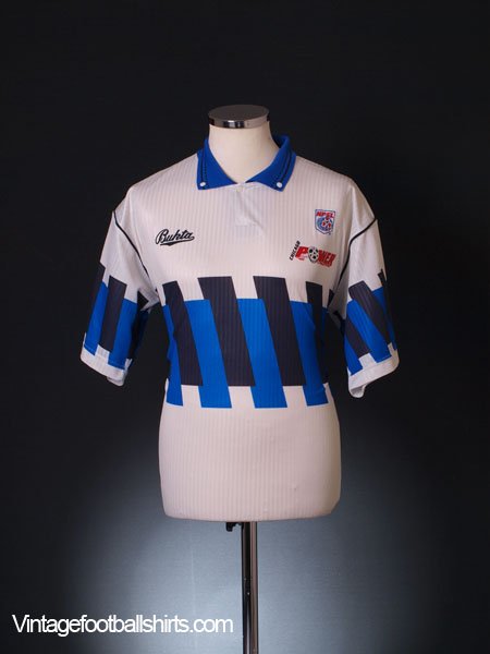 VFshirts's tweet photo. #ChicagoPower | Classic 1992/93 Chicago Power shirt worn in the old days of the National Professional Soccer League #VintageFootball https://t.co/q4GOcMxUCC