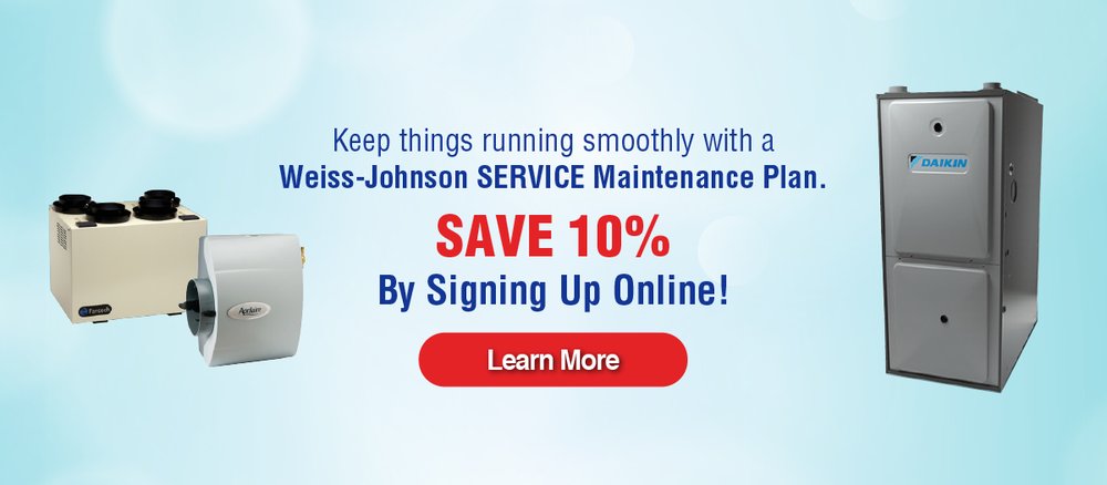 Weiss-Johnson is proud to offer several maintenance plans to match the needs of every household! Learn more: ow.ly/7wgb30arEPv
