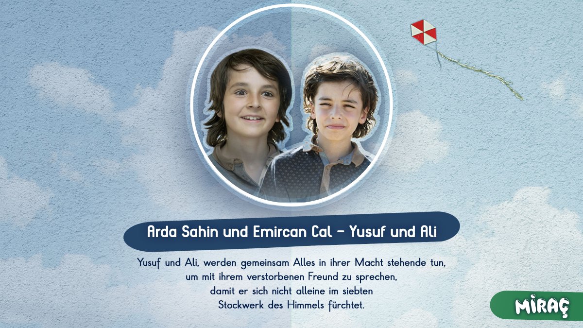 "Ahmet, wir werden Gelehrte Fürchte dich nicht."

#Miraç in den Kinos!