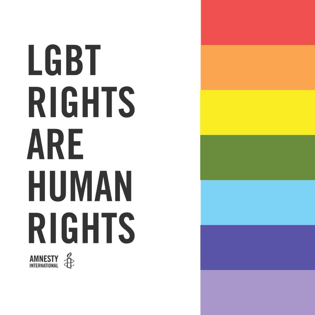 amnestyusa's tweet photo. Today we remember the victims of the #PulseNightclub attack &amp; stand in solidarity with #OrlandoUnitedDay. #LoveIsLove https://t.co/CHmlEOgNW7