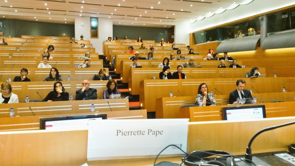 EuropeanWomen's tweet photo. #violenceagainstwomen : definitely not a private issue! #loudunited at #SafeAtHomeSafeAtWork @ilo @etuc_ces @UNIEuropaYouth @BusinessEurope https://t.co/zISjYyvozr