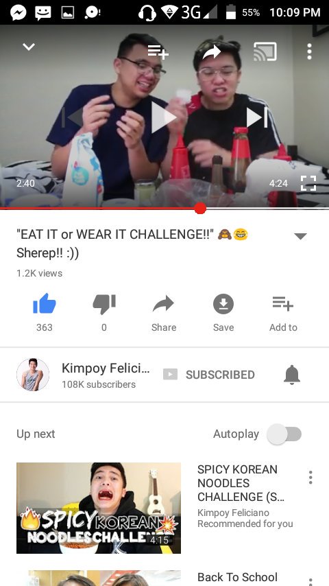 JosephAzarcon14's tweet photo. Hahah Yung Bawat Reaction nila 😂😂😂 Accept nila Wear it or Eat It 👏👏  @kimpoyfeliciano https://t.co/5RKefj1cuw