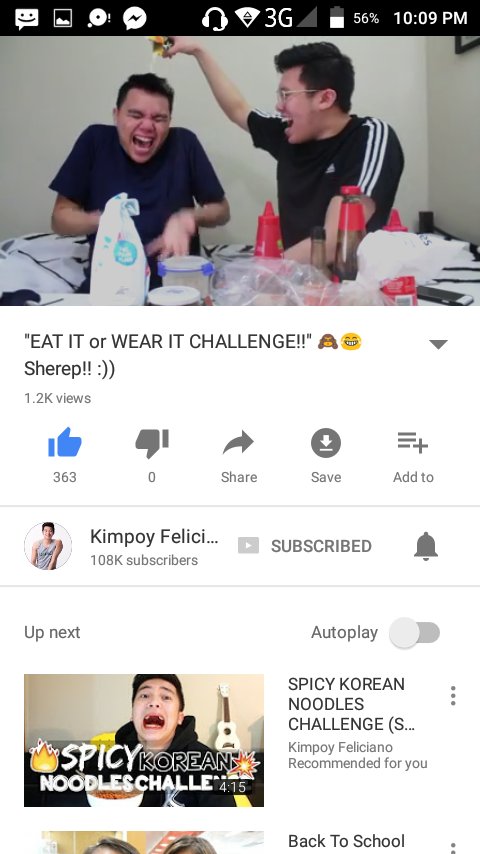 JosephAzarcon14's tweet photo. Hahah Yung Bawat Reaction nila 😂😂😂 Accept nila Wear it or Eat It 👏👏  @kimpoyfeliciano https://t.co/5RKefj1cuw