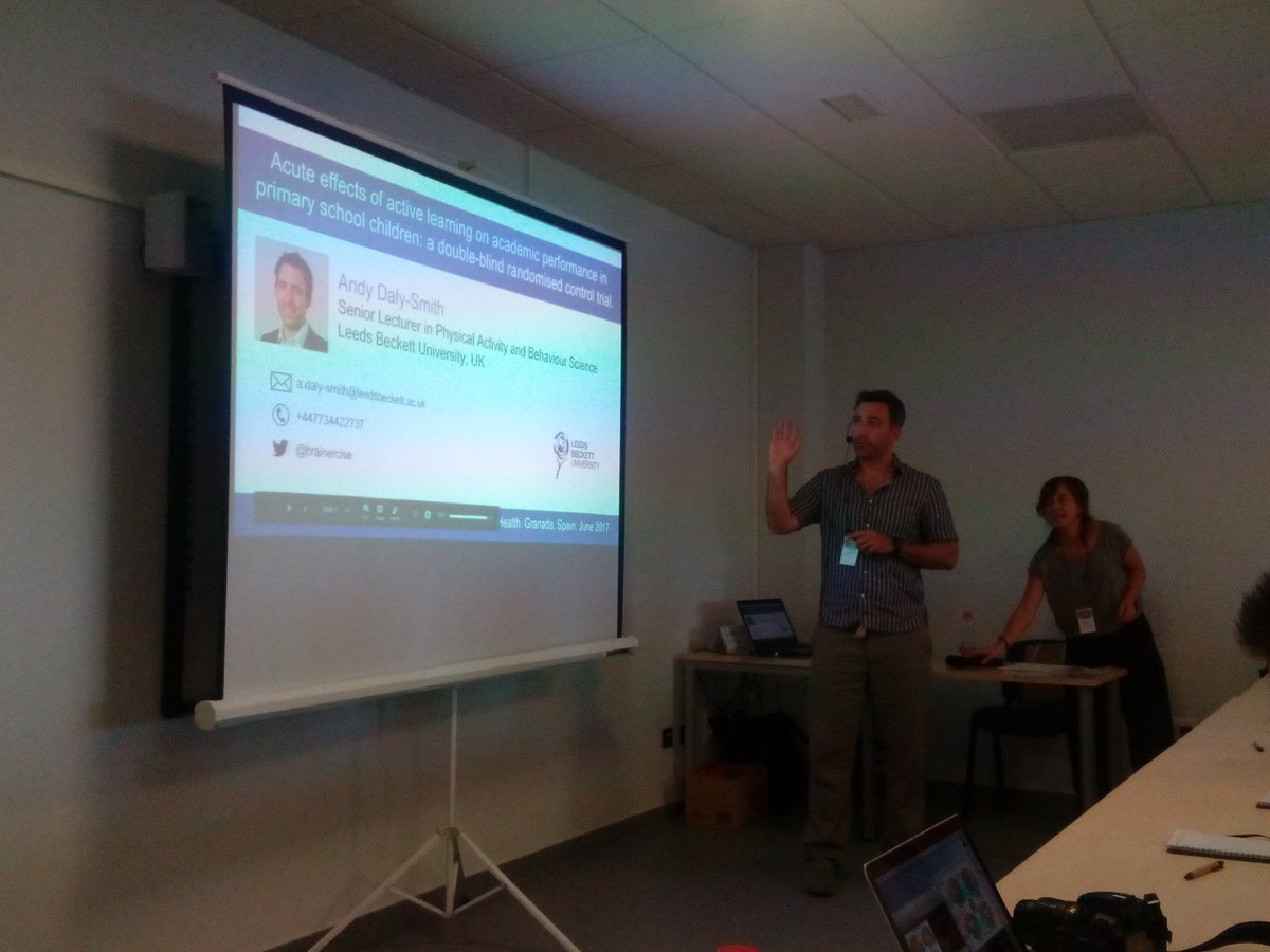 CCadenasSanchez's tweet image. Andy Smith starts with acute effect of active learning! #activebrains4all