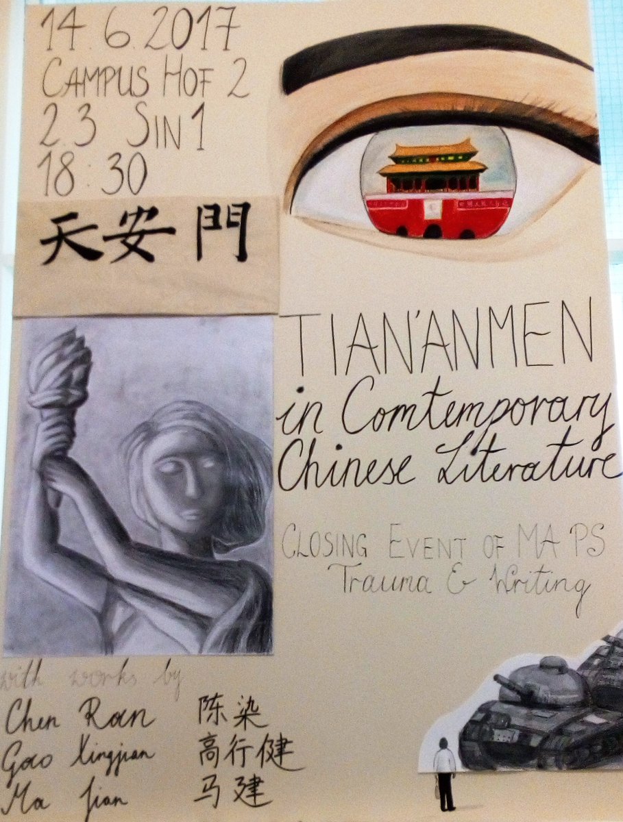 arnhilthoefle's tweet photo. My students' "growing poster" is complete. The closing event of "Trauma &amp; Writing" takes place this Wednesday @univienna. All welcome! https://t.co/Vd3quGEtLS