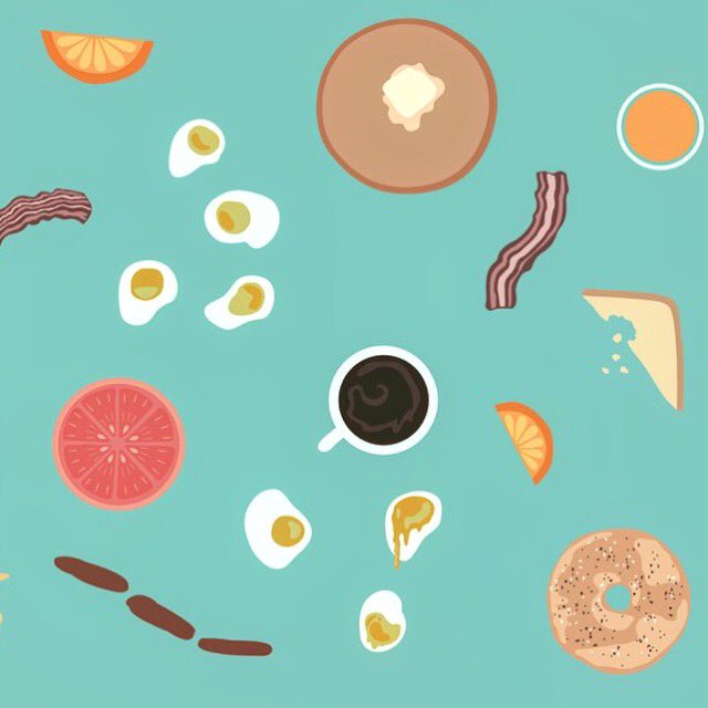 amberjunecross's tweet photo. #breakfast #Monday #morning #coffee #illustration #art #illustrator #vector #design #graphicdesign #designer #pttern #textile #print #food https://t.co/93Ux347nxn