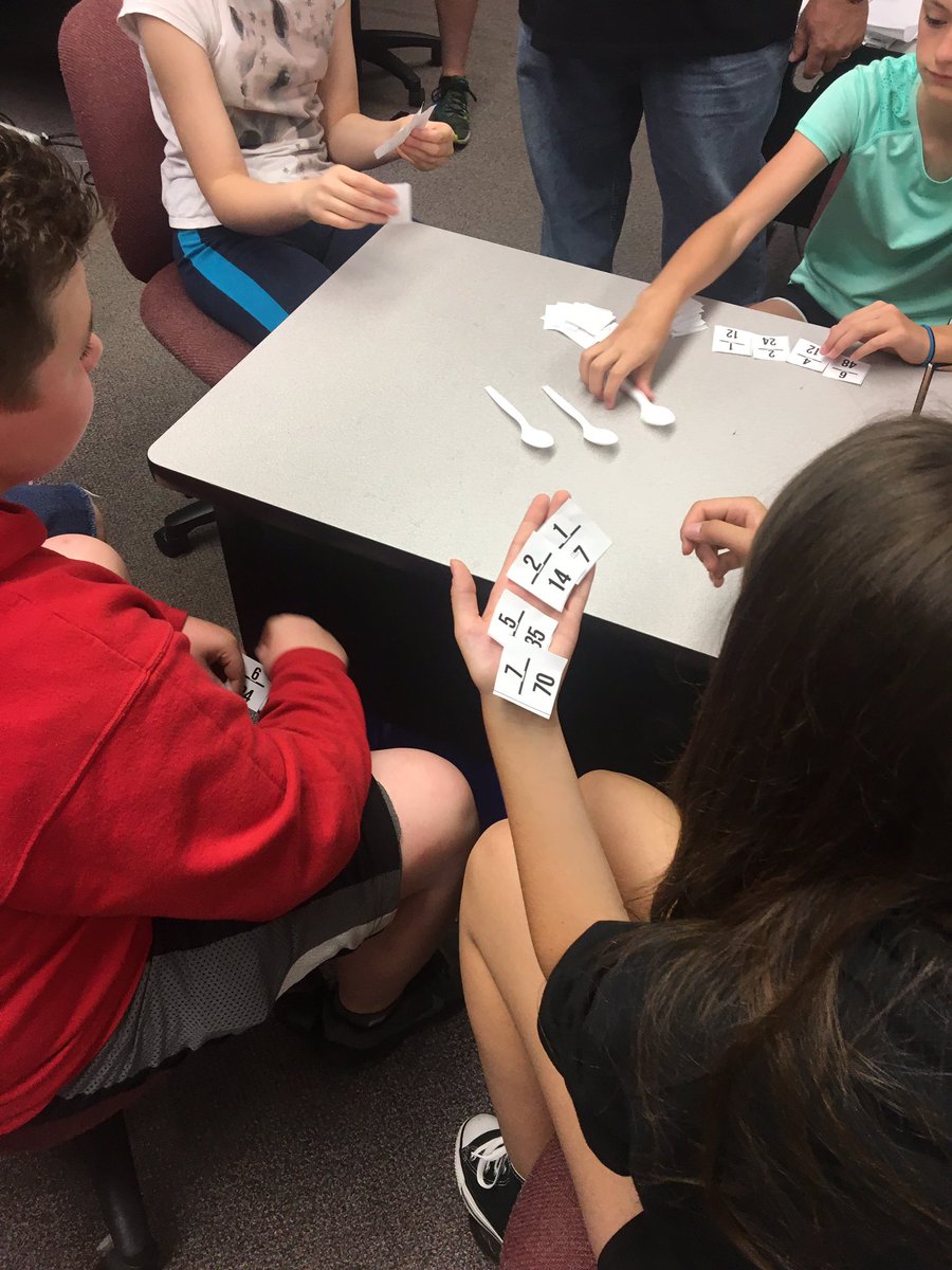 LaRose_AP's tweet photo. Fraction games @FMSSummerSchool! https://t.co/Cn9lraFINo