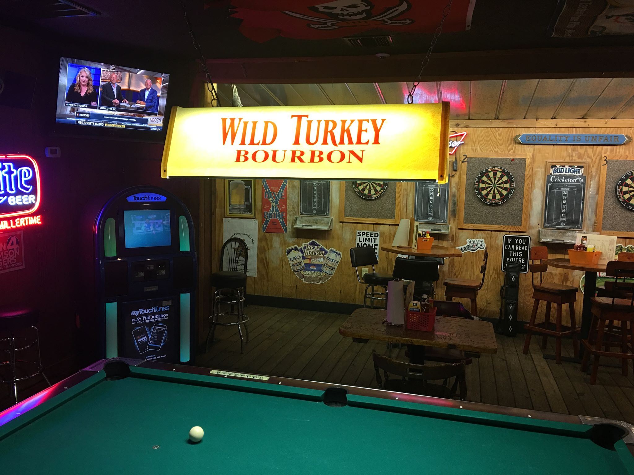 Busch light sale pool table light