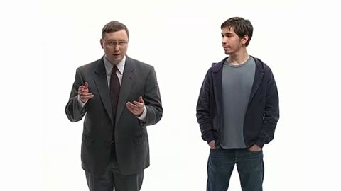 GabyLRK's tweet photo. Is it just me who is reminded of the classic "I'm a Mac. I'm a PC" by the latest series of split-screen @Apple ads #nostalgia #ImAMac https://t.co/e3x4658j7z