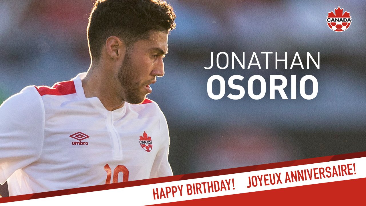 Happy birthday to Jonathan Osorio, presently with getting ready for the match at Stade Saputo tomorrow! 