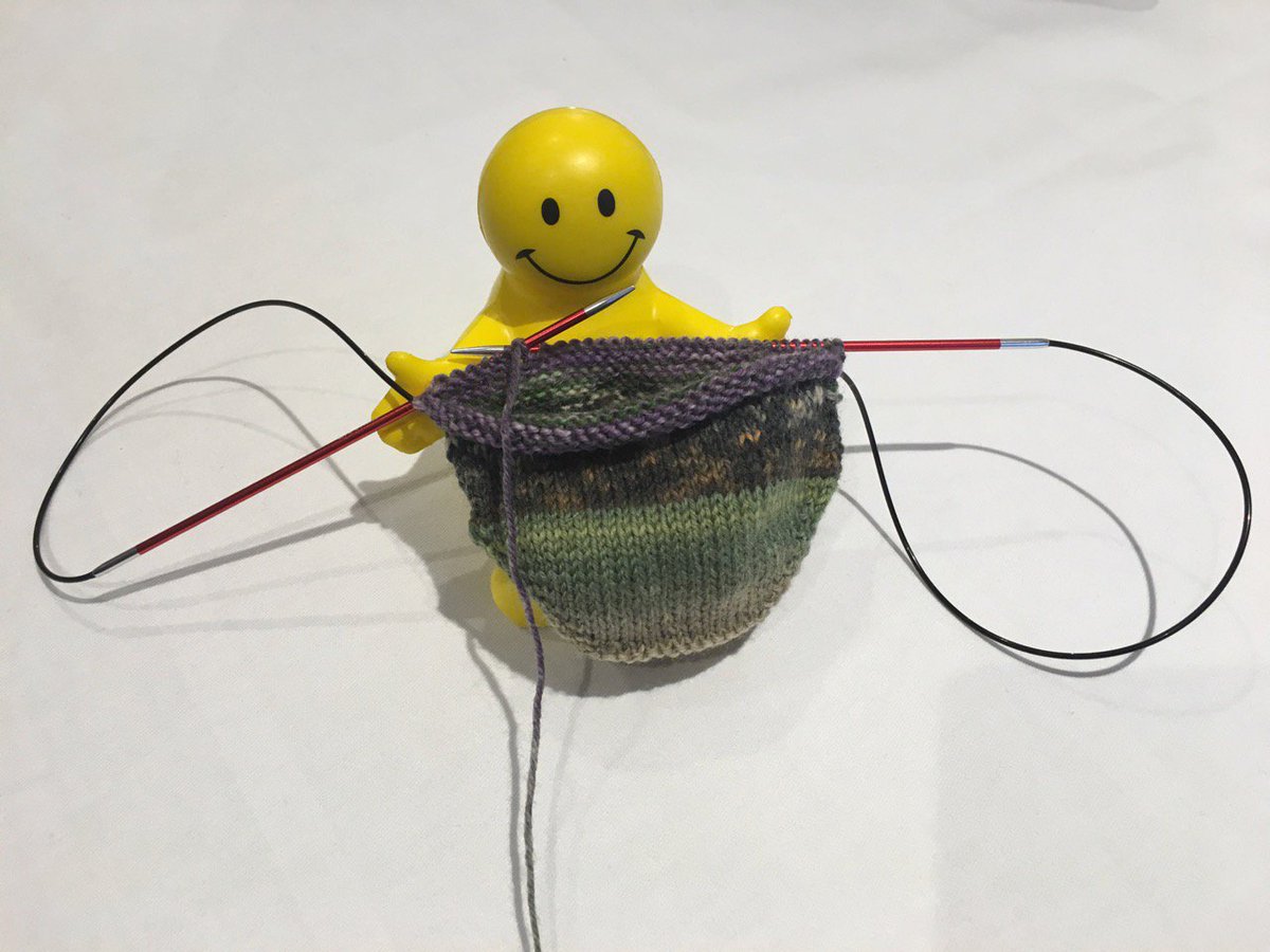 whereisarttoday's tweet photo. Last week, I met with some friends in Scotland. And I learned to knit! #whereisArt https://t.co/VEnptFa52U