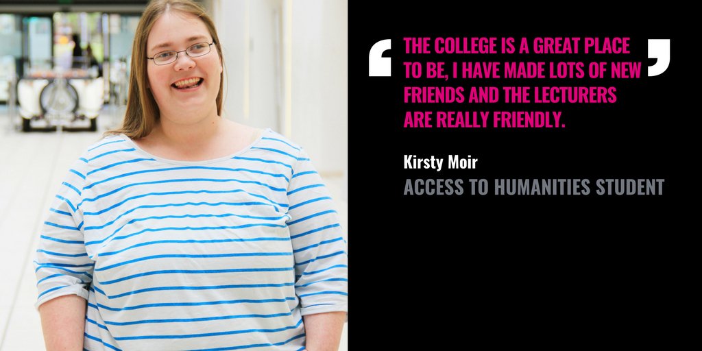 hartlepoolfe's tweet photo. #Access Student - Kirsty, finding new friends >> https://t.co/L0lNrgGJwG - Open Event - Wed 14 June from 5.30pm > https://t.co/pJsyVlmPMy https://t.co/JNVmxhDSR7