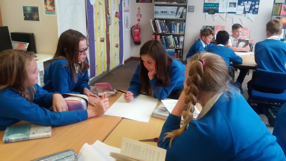 PiggottLibrary's tweet photo. @CILIPCKG More Year 7 shadowers hard at work. https://t.co/OeFJaUuzL8