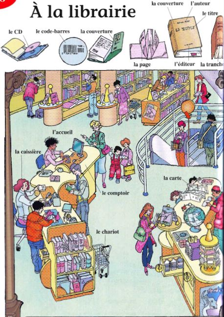 à la librairie