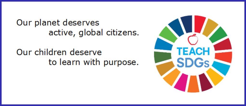 TeachSDGs's tweet photo. Some things are bigger than the curriculum. Bigger even than community or national opinions. The world *needs* our kids to know the Plan. https://t.co/8sLaP5Coym