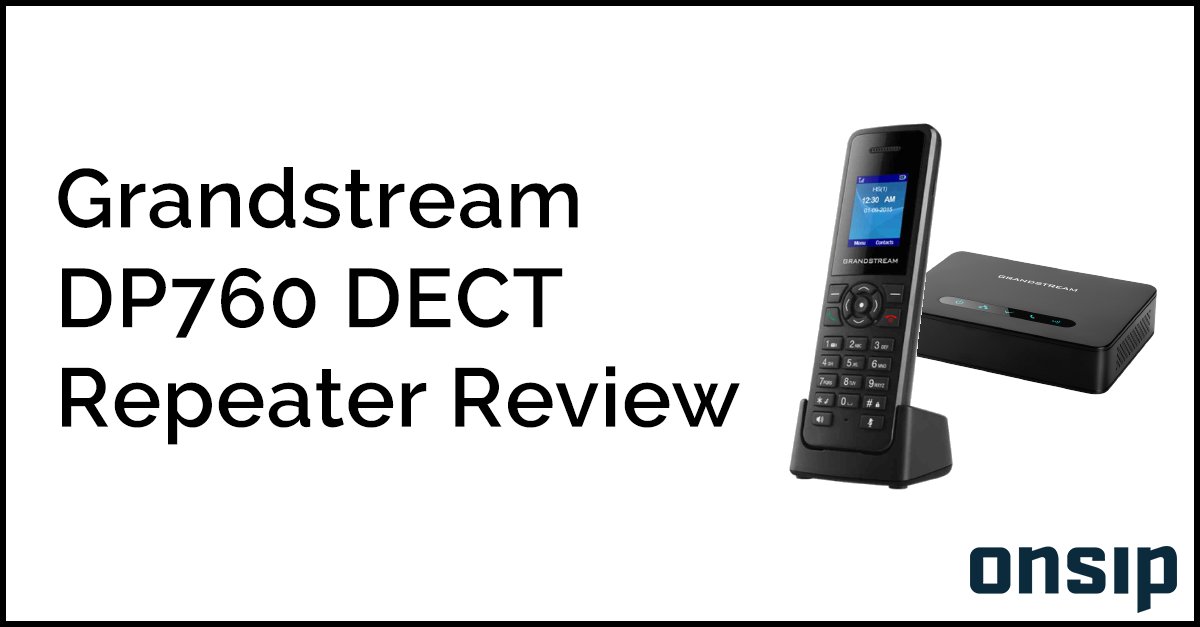 onsip's tweet photo. Pre-Release review: Grandstream DP760 DECT Repeater. Thanks to @GrandstreamNet for sneak peek! #businessphones
https://t.co/JtHjCr4WUA https://t.co/zhqDJVAhdG