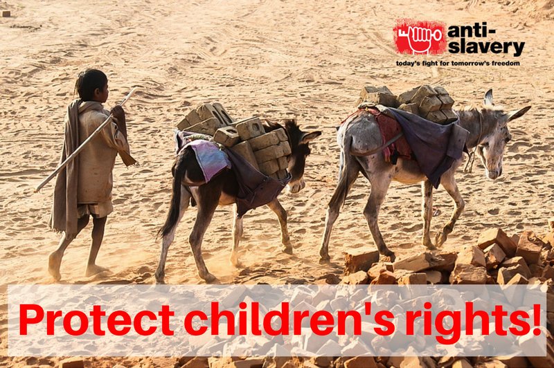 Anti_Slavery's tweet photo. Today is #WorldDayAgainstChildLabour. 5.5m children still in slavery. Make sure your company doesn't perpetuate it https://t.co/fF9nGtgTNb https://t.co/lZZxpuDsXw