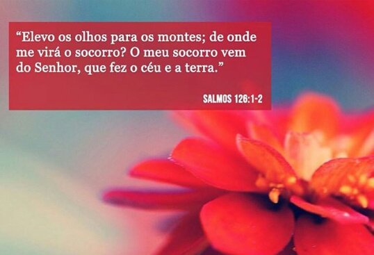 O meu Socorro vem do Senhor!