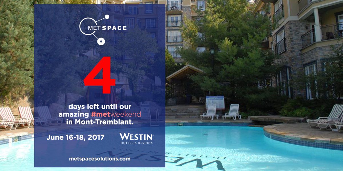 metspacecowork's tweet photo. Only 4 days left until our amazing #metweekend in Mont-Tremblant! #coworking #metspace #weekend https://t.co/laWeFLtybL
