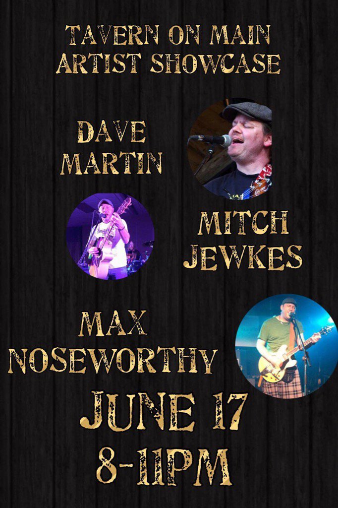 bottlesin1bag's tweet photo. #ymm indie showcase f. Max Noseworthy &amp; Mitch Jewkes Saturday June 17  8p @tavernonmainYMM #ymmarts https://t.co/M8SuYEmut2