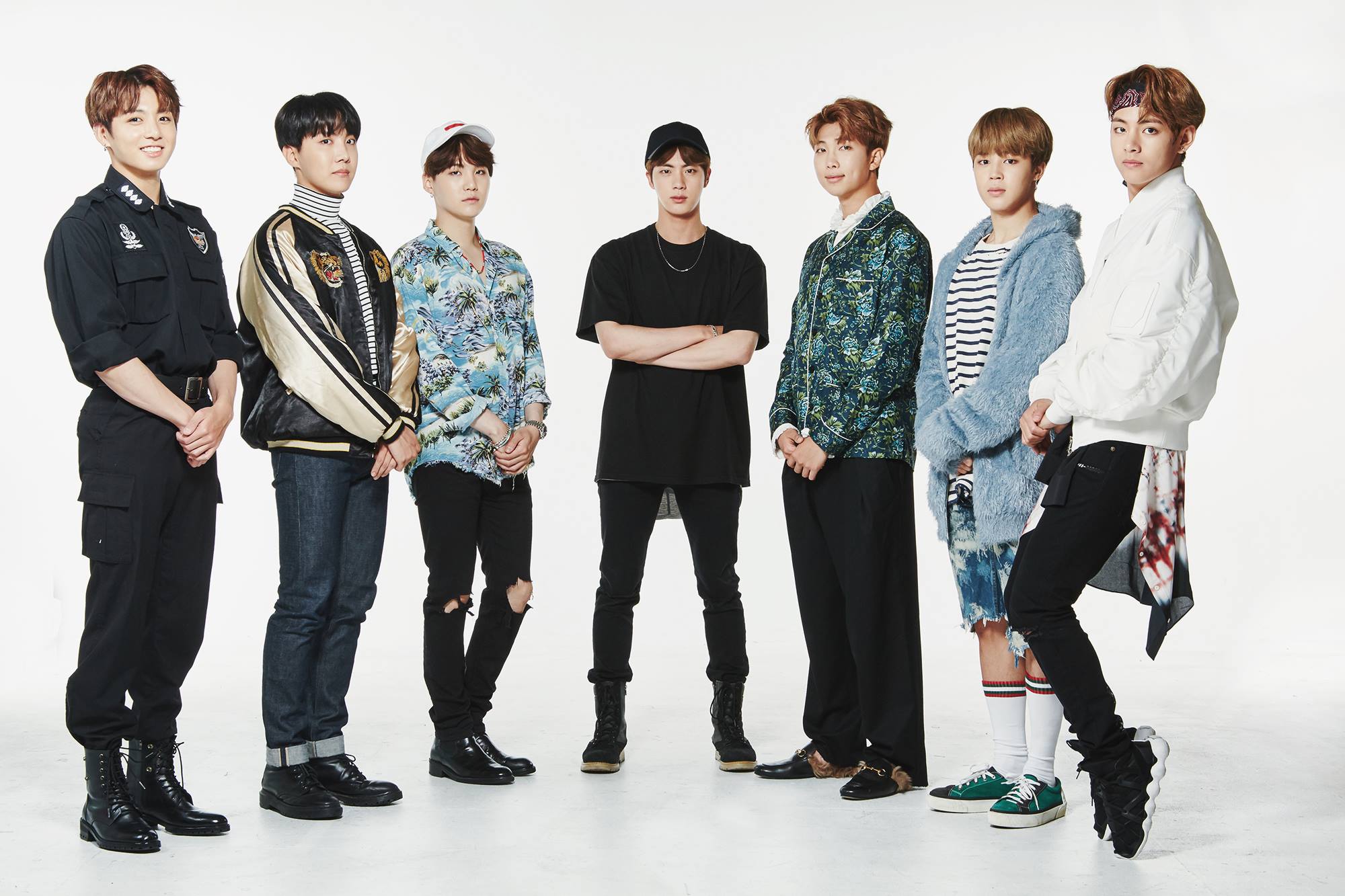 Музыкальная группа корейцев BTS