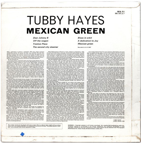 karyobin014's tweet photo. The #TubbyHayes🎷Quartet – Mexican Green Fontana🇬🇧– SFJL 911 1967
https://t.co/EoBSfxg2MV #Jazz
#MikePyne🎹 #RonMathewson(b) #TonyLevin(ds) https://t.co/pgteYsm2jX