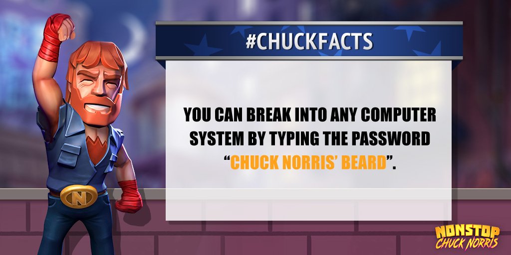 The next #ChuckFact is on the way! Just in time for some #MondayMotivation