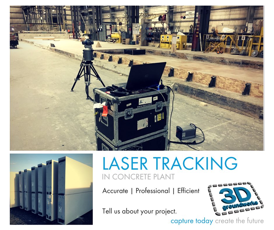 3Dgroundworks's tweet image. Surveying a concrete plant with our laser tracker. #3Dgroundworks #CaptureTodayCreateTheFuture #lasertracking