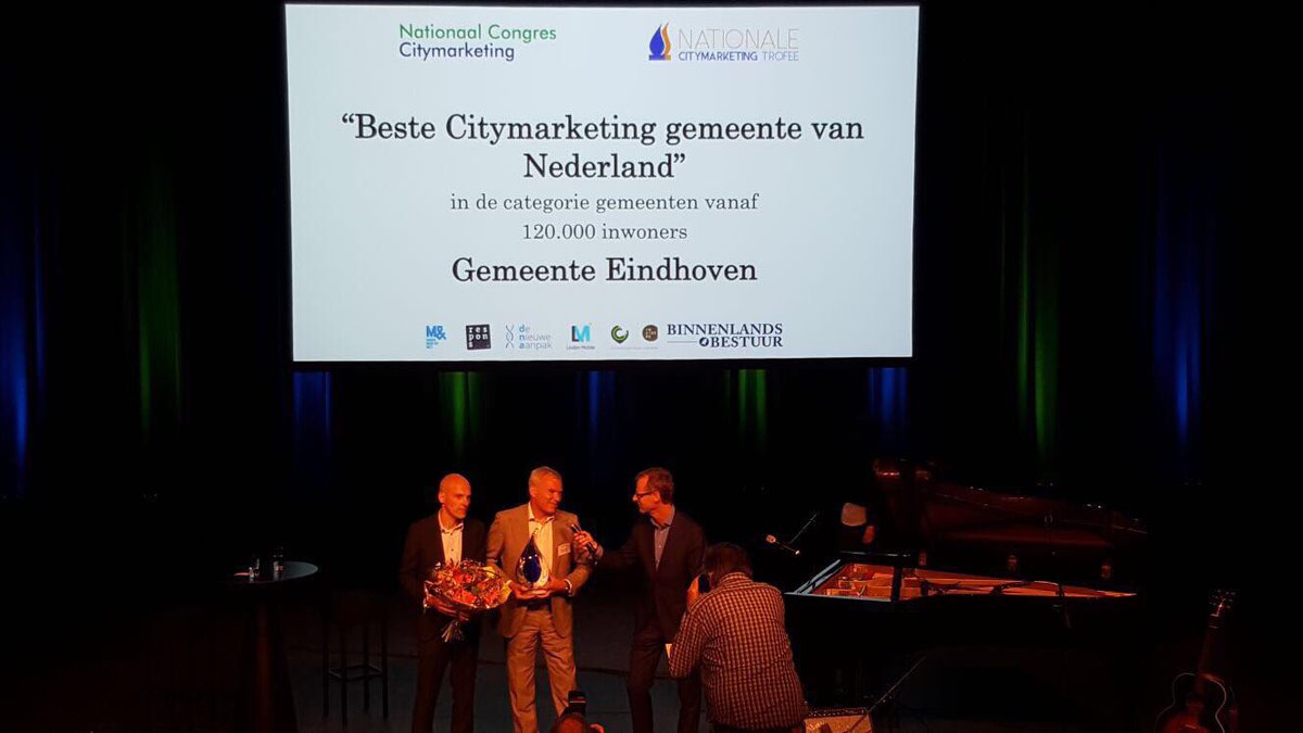 eindhoven365's tweet photo. Beste Citymarketing gemeente van Nederland! #proud #ntc17 #ncc17 @NCtrofee https://t.co/gV7zvSGDQG