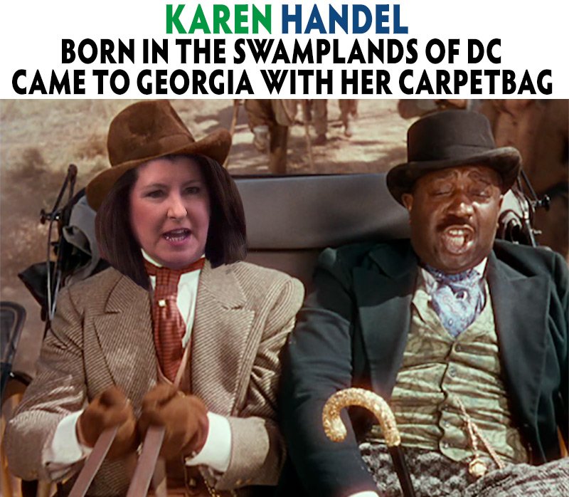 truckin_henry's tweet photo. @andrewbledbett1 @johnson_bt @karenhandel I know, I can't believe this #HillaryClone is the best they can offer our party! I think i am finally just about fed up with my reps..#GA06 https://t.co/cDhFPUGZNY