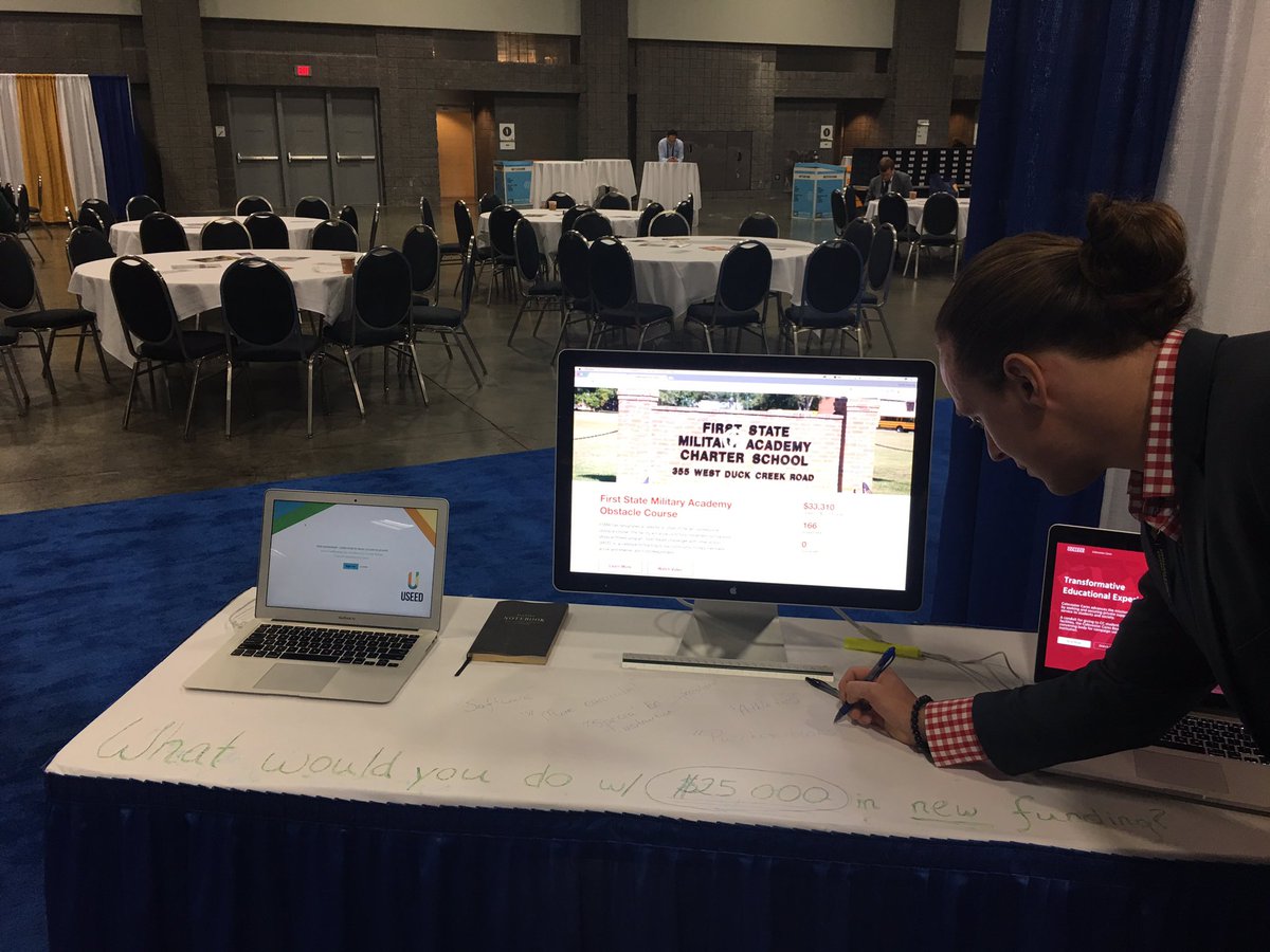 RossMSylvester's tweet photo. What would you do with $25,000 in new funding?! 

We're surveying, sharing stories, and drinking coffee at booth 951 (in the back!). #NCSC17 https://t.co/yTAIP7KiXm