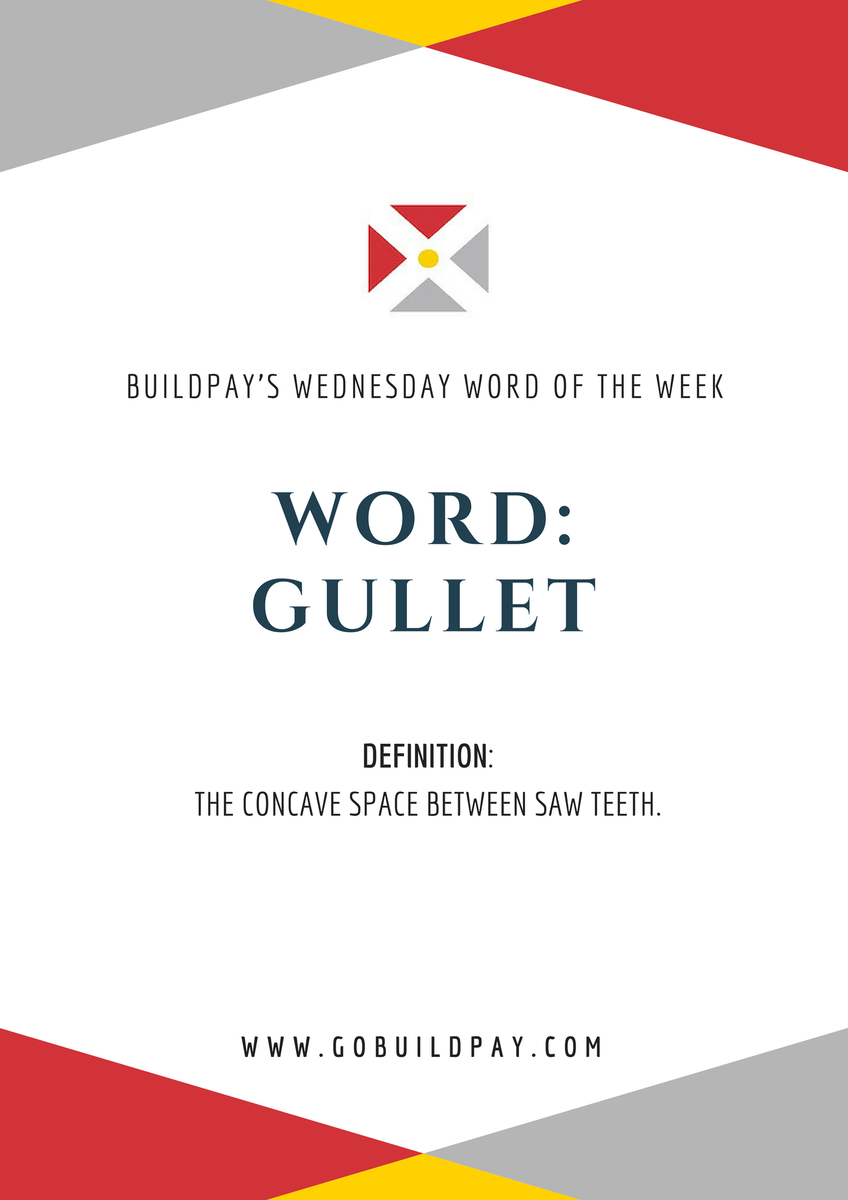 gobuildpay's tweet photo. Here's your new word of the week! #Gullet #WOTW #BuildPay https://t.co/csaEIGQA6x