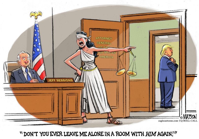 Don't EVER Leave me Alone in a Room with #PredatorTrump Again #ComeyTestimony #Sessionshearing #ObstructionOfJustice #ImpeachNow #Resistance