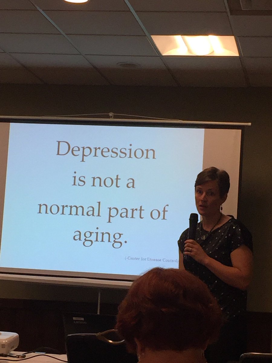 1/6 suicides is in a person over the age of 65 #oac2017 #mentalhealthawareness