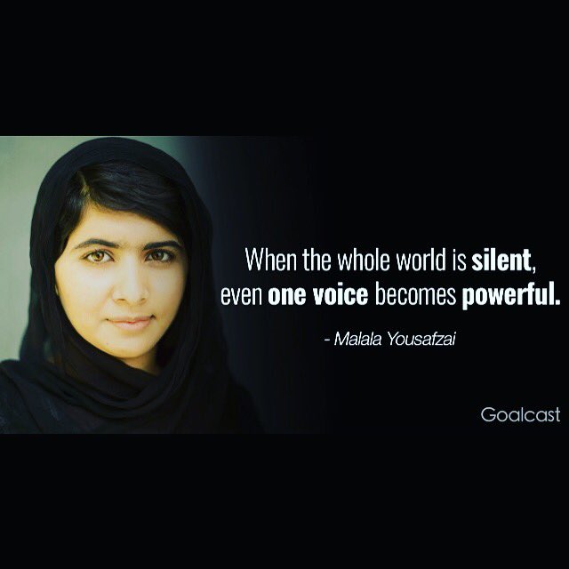 tarabains88's tweet photo. #malalayousafzai #quote found by #tarabains - #blogger from #tarathinks #tarasdatingdiary #tarastraveltales & #tarasmoviemusings #inspiring https://t.co/hrPdK0cYut