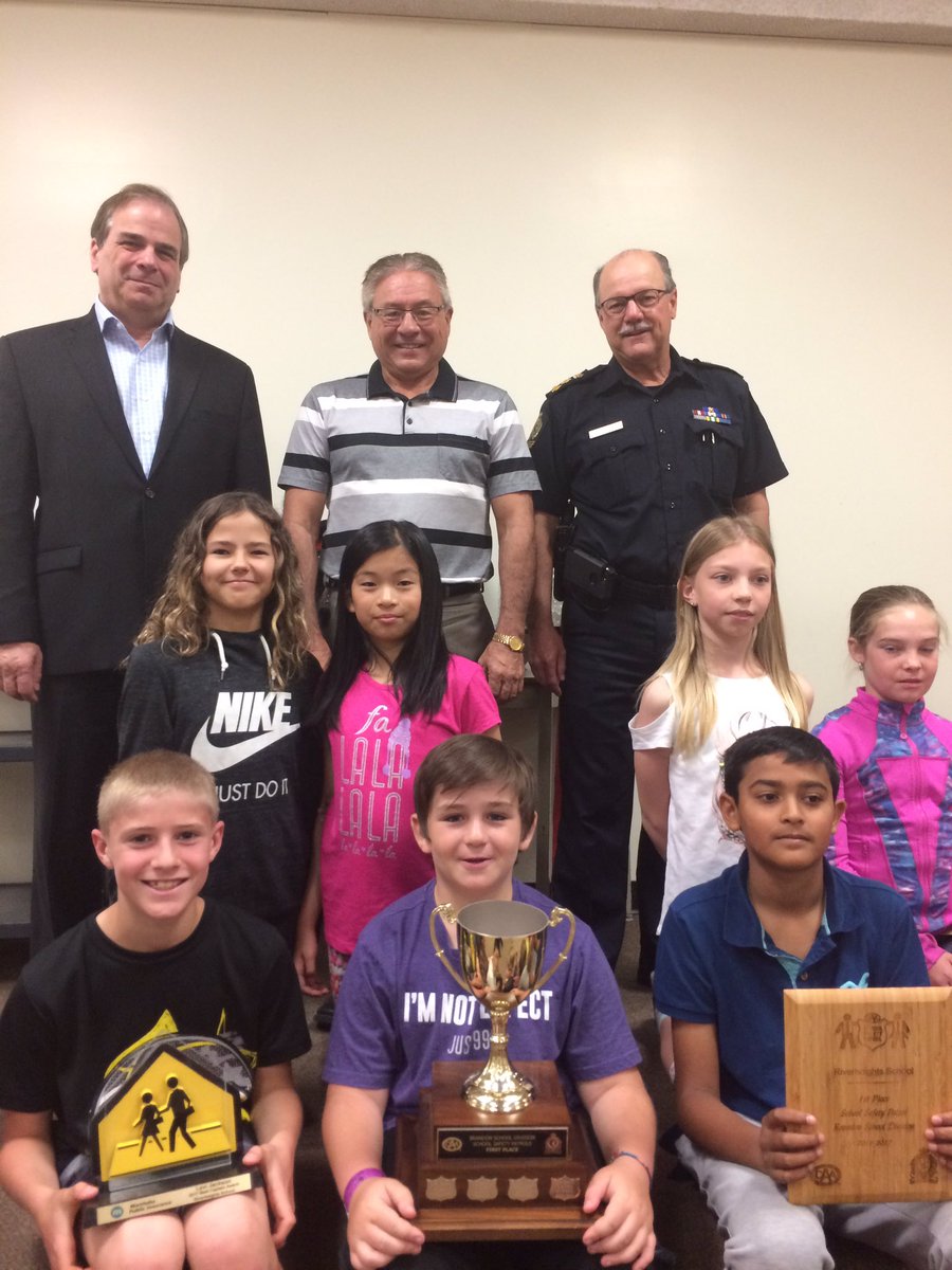 First place for school patrol of the year goes to Riverheights school congrats!!