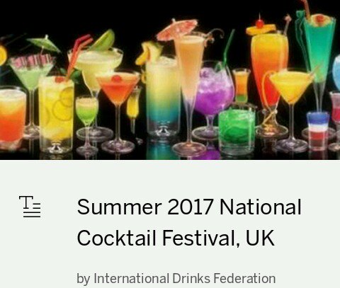 UkCocktail's tweet photo. National #Cocktail #Festival #UK #Summer2017 *REGISTER NOW* https://t.co/FpYcLH670a

#ncfuk #nationalcocktailfestivaluk #cocktailfestival https://t.co/yyHswxlTYw
