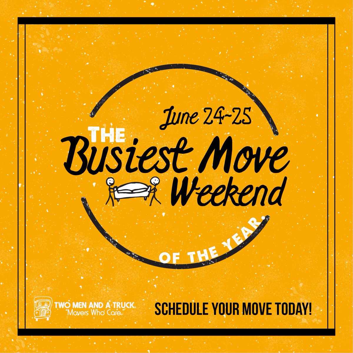 twomenbeaverton's tweet photo. Did you know the busiest move weekend of the year is coming up quickly? 
If you're planning on moving, call now to reserve your spot! https://t.co/CKo8Dd6Rys