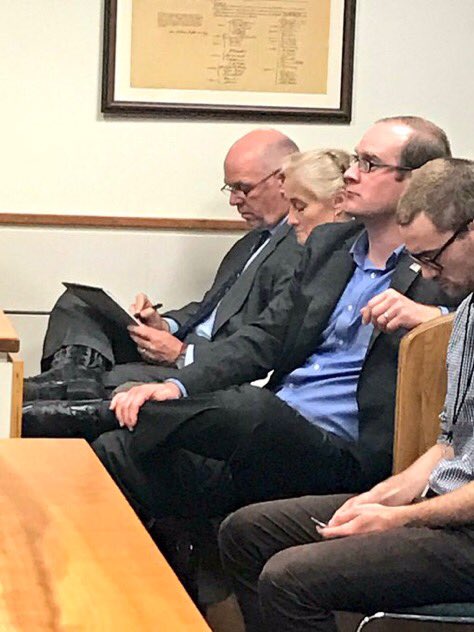 DavidABCFOXMT's tweet image. At the Gallatin Co Courthouse waiting for Greg Gianforte to plead on misdemeanor assault charge for allegedly attacking reporter. #gianforte