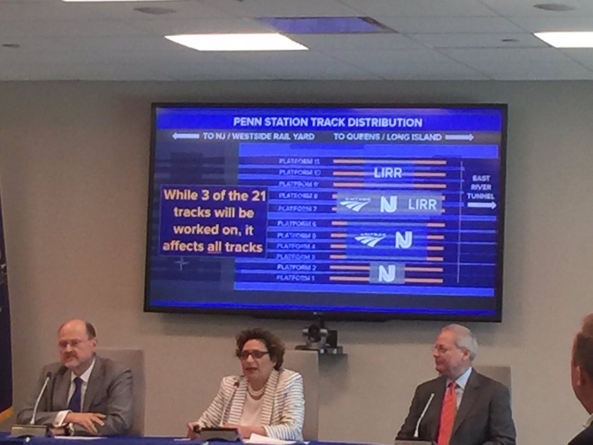 winsjuliet's tweet photo. No discount for #LIRR riders during #transplan #amtrak but they will not pay for theses changes #1010WINS https://t.co/QbNFKeD8c9