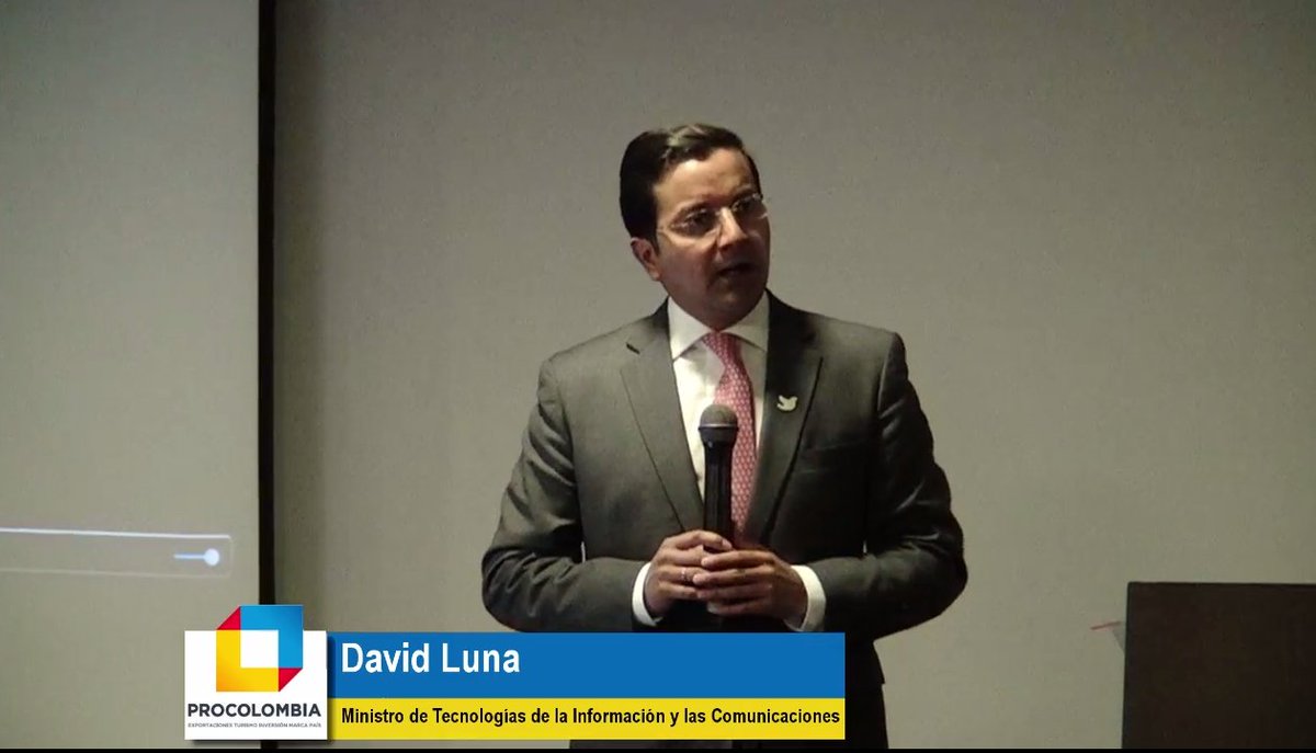 PROCOLOMBIACO's tweet photo. "Tenemos una capacidad enorme para desarrollar soluciones de software y TI" @lunadavid en #BreakProColombia https://t.co/v6Ka1vMxqZ