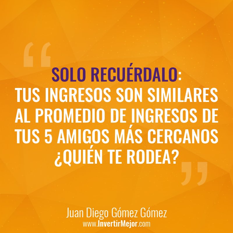 invertirmejor's tweet image. #FraseDelDía Cuando tienes expectativas altas para tu vida, te vuelves exigente con lo que debes leer, debes ganar y quienes te deben rodear