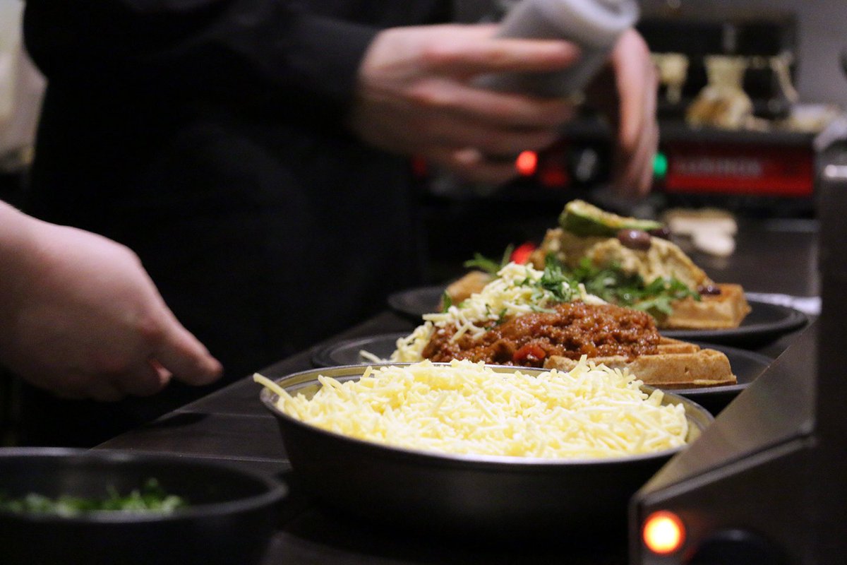 The only thing in our freezer is ice cream!  All of our ingredients are fresh, sourced locally and organic where possible! 🍲