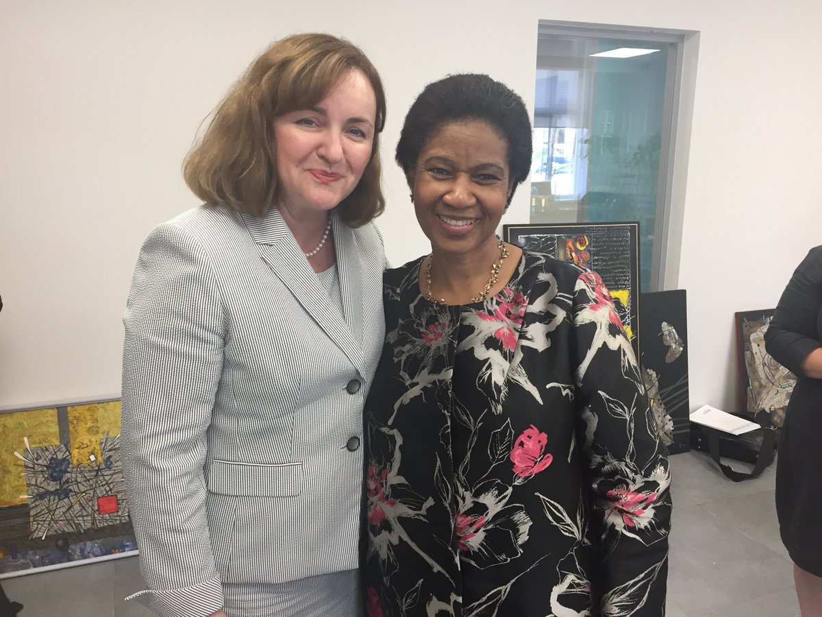 Natalia_Gherman's tweet photo. It was a delight to welcome you to my country, dear @phumzileunwomen ! Thank you for inspiring hundreds of women in #Moldova ! @UN_Women https://t.co/6oAe8a8WgA