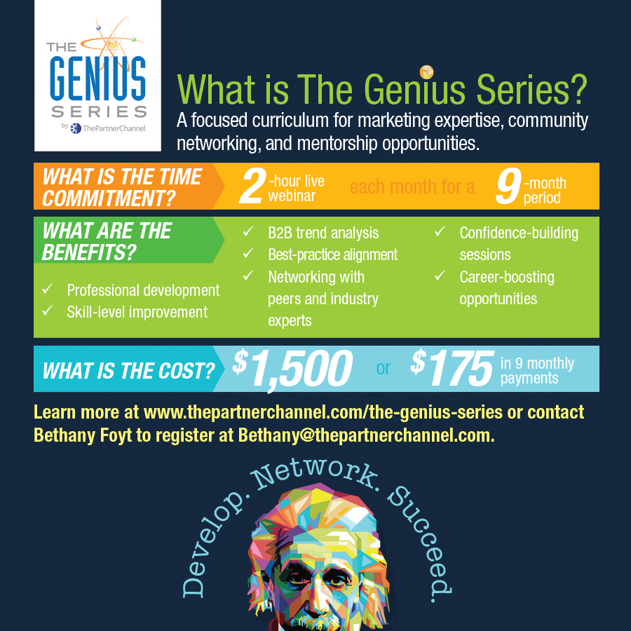partnerchannel's tweet photo. Learn more about The Genius Series and plan to join us this fall! #TPCGenius https://t.co/TL8uSbmviW https://t.co/qPz8XywsHS