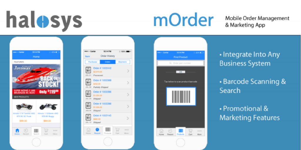 HalosysTech's tweet image. mOrder, a complete #mobile order management system with #marketing capabilities!!
Know more here > lnkd.in/fwuQWuY
