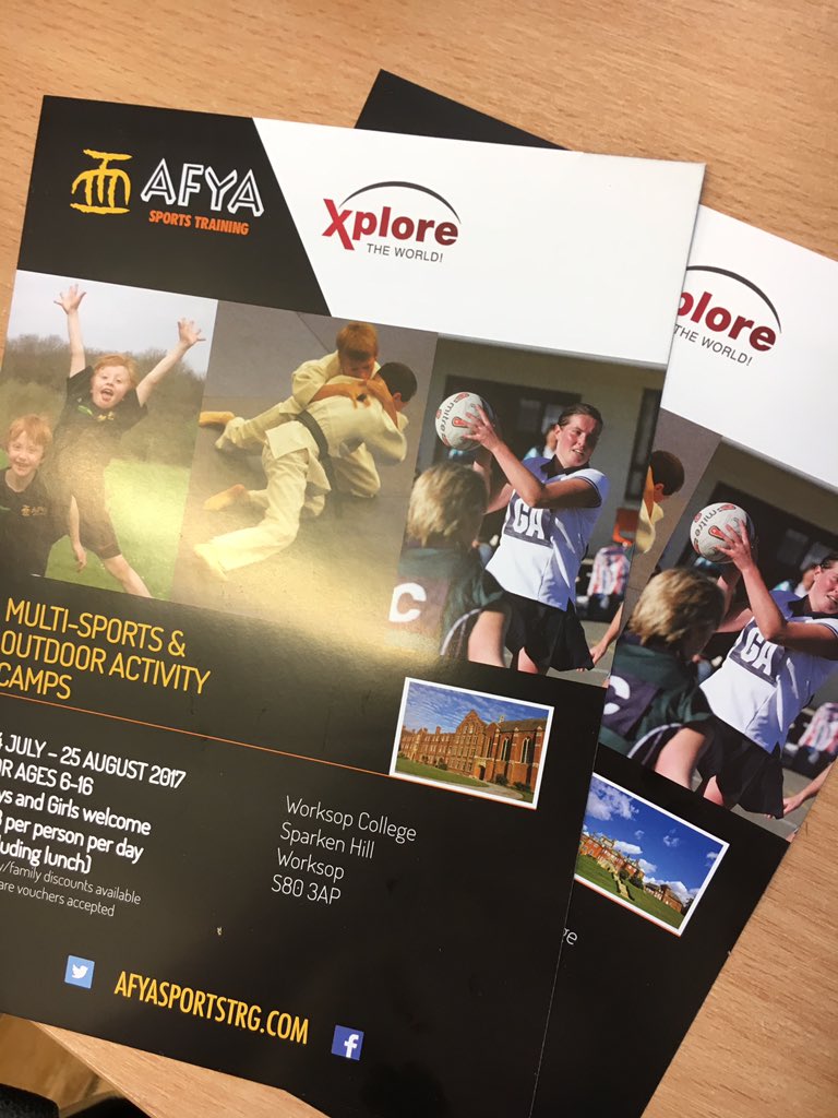 Xplore_TheWorld's tweet photo. Are YOU ready for our Multi-Sport activity camps with @afyasports this Summer? We sure are! Keep your eyes peeled for our flyers #ComingSoon https://t.co/MRZnO8GBAe